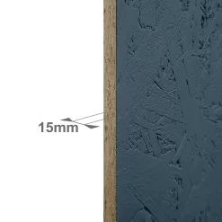 Panneau Ninna OSB-3 bleu 122 x 60 x 1,5 cm-Foge Discount