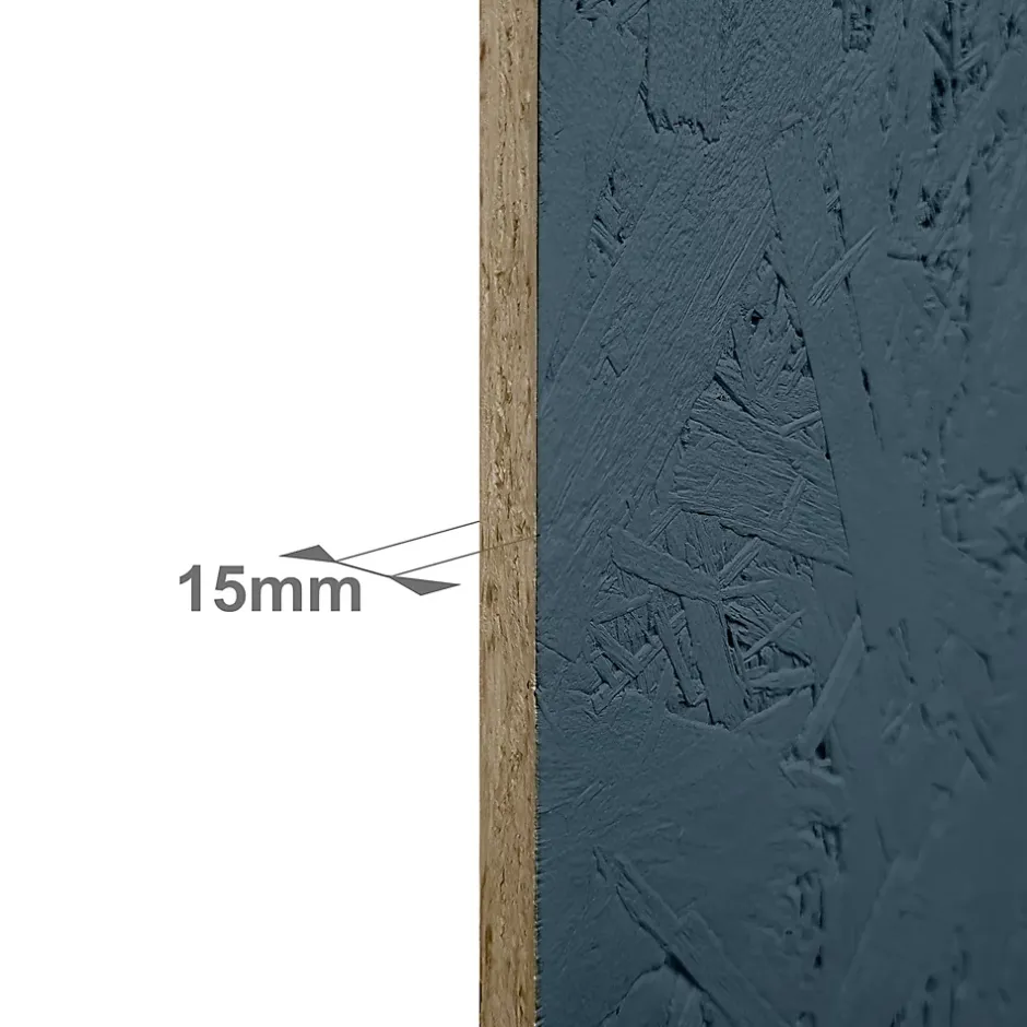 Panneau Ninna OSB-3 bleu 122 x 60 x 1,5 cm-Foge Discount