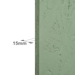 Foge Panneau Ninna OSB-3 vert olive 122 x 60 x 1,5 cm