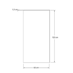 Foge Panneau Ninna OSB-3 vert olive 122 x 60 x 1,5 cm