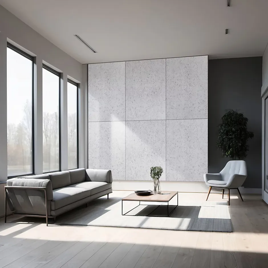 Foge Panneau OSB-3 blanc 122 x 60 x 1,5 cm