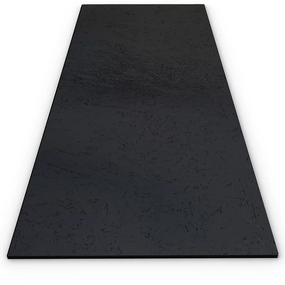 Panneau OSB-3 peint noir 122 x 60 x 1,5 cm-Foge New