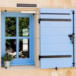 Panneau photovoltaïque noir pour volet battant solaire-Bubendorff New