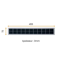 Panneau photovoltaïque noir pour volet battant solaire-Bubendorff New