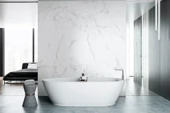 Panneau PVC Calacatta blanc marbré 40 x 260 cm Dumawall-Dumaplast Discount