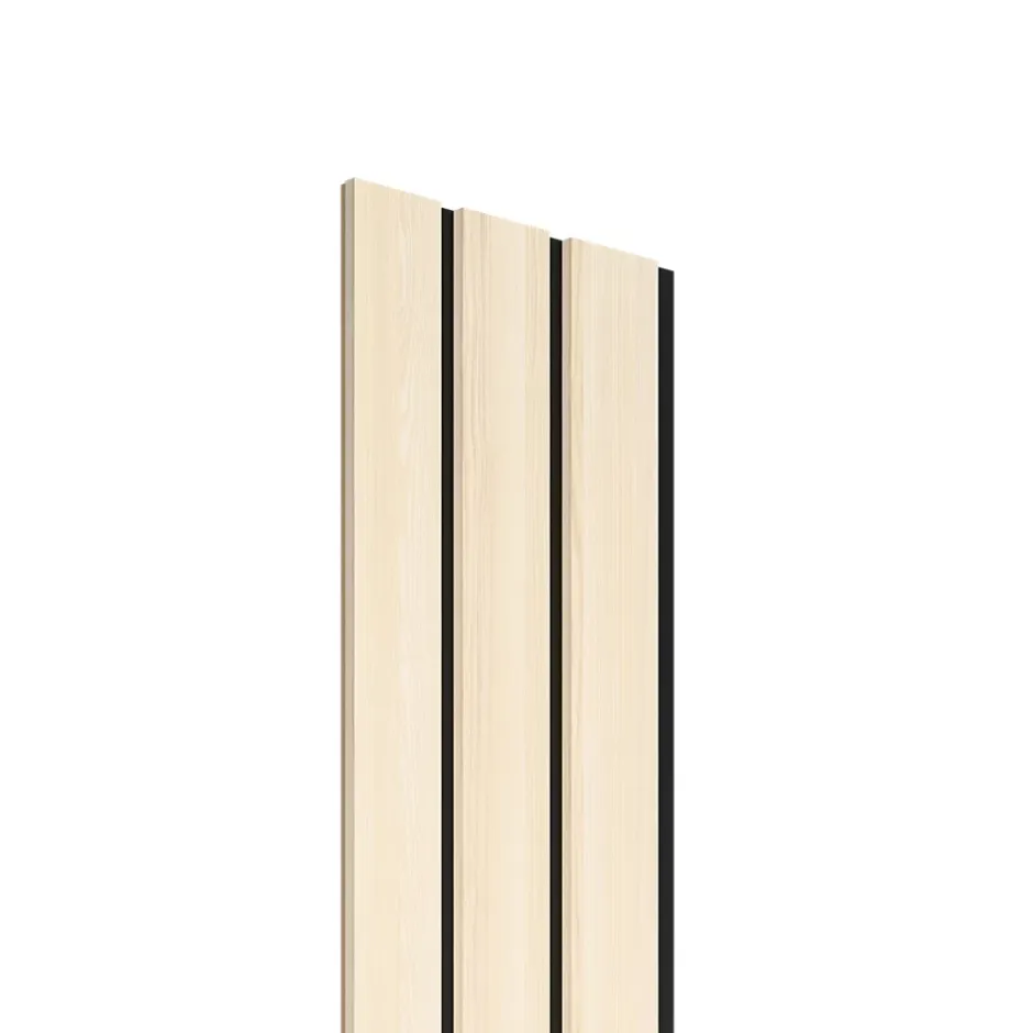 Panneau tasseau décoratif Maya en MDF effet frêne 275X60CM ép.14mm-Radex New