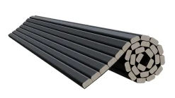 Panneau tasseau flexible Ella 90x40 cm – Lamelles MDF finition blanc sur tissu-Radex Best