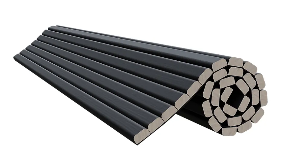 Panneau tasseau flexible Ella 90x40 cm – Lamelles MDF finition blanc sur tissu-Radex Best