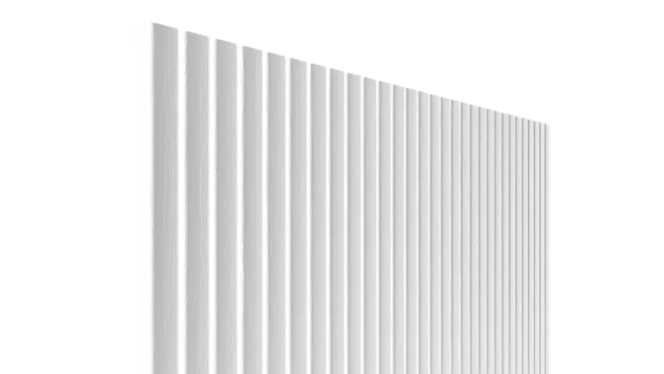 Radex Panneau tasseau flexible Ella 90x40 cm – Lamelles MDF finition noir sur tissu