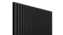 Radex Panneau tasseau flexible Ella 275x90 cm – Lamelles MDF finition blanc sur tissu