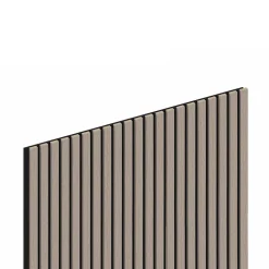 Panneau tasseau MDF coloris chêne naturel 280 x 90 cm-Foge
