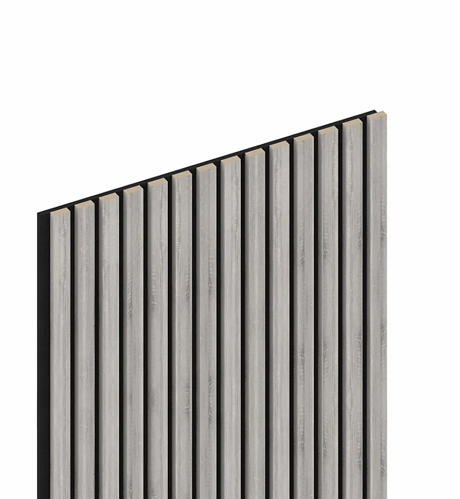 Panneau tasseau MDF coloris chêne blanc 280 x 60 cm-Foge Hot