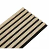 Panneau tasseaux bois 250 x 30 x 1,9 cm - décor chêne clair fond noir - 0,75m²-Decoon New