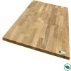 Forestea Panneau teck massif lamellé collé abouté 2410 x 1210 x 18 mm
