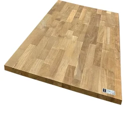 Forestea Panneau teck massif lamellé collé abouté 2410 x 1210 x 18 mm