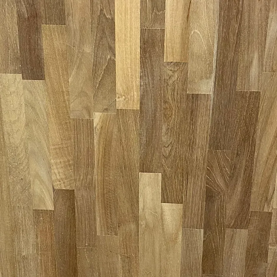 Forestea Panneau teck massif lamellé collé abouté 2410 x 1210 x 18 mm