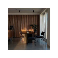 Kosmi Panneaux Acoustiques Décoratifs en MDF Lot de 4, Acacia, 240x60cm