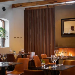 Panneaux Acoustiques Décoratifs en MDF Lot de 4, Teck, 240x60cm-Kosmi Clearance