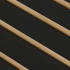 Acupanel Panneaux Acoustiques Décoratifs Noir Mat Feutrine 240 x 60 x 1,1 cm Lot de 4