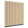 House Nordic Panneaux Acoustiques en Bois Naturel - Lot de 2, Aspect Chêne 520x520x22 mm