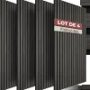 Tectake Panneaux acoustiques modernes aspect bois en MDF 120 x 60 x 2,1 cm
