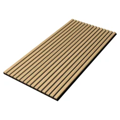 Neu.Holz Panneaux acoustiques Vang lot de 4 panneaux effet chêne foncé