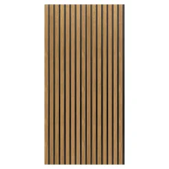 Neu.Holz Panneaux acoustiques Vang lot de 4 panneaux effet chêne foncé
