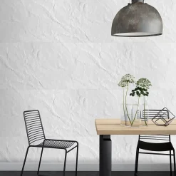 Deccart Panneaux de plafond et panneaux muraux Decoratif Glaz Blanc 10m² / 20pièces