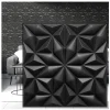 Deccart Panneaux de plafond et panneaux muraux Decoratif 3D Onyx Noir 2m² / 8pièces