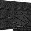 Panneaux de plafond et panneaux muraux Decoratif 3D Line Noir 8m² / 32pièces-Deccart Sale