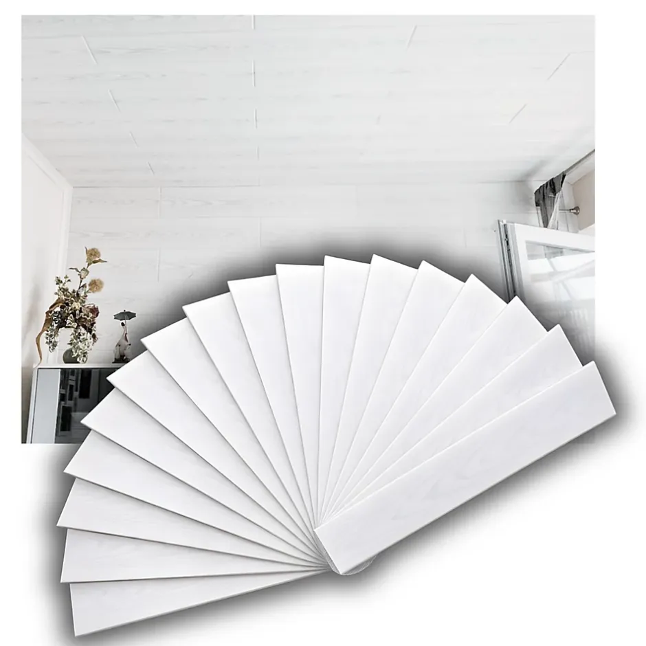 Deccart Panneaux de plafond et panneaux muraux Decoratif P02 20m² / 120pièces