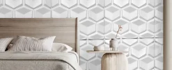 Panneaux de plafond et panneaux muraux Decoratif 3D Honey Blanc 5m² / 20pièces-Deccart Outlet