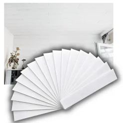 Deccart Panneaux de plafond et panneaux muraux Decoratif P02 6m² / 36pièces