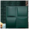 Deccart Panneaux de plafond et panneaux muraux Decoratif 3D Pled "62" Vert 2m² / 8pièces