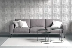 Deccart Panneaux de plafond et panneaux muraux Decoratif 3D Sqaure 2m² / 8pièces