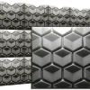 Panneaux de plafond et panneaux muraux Decoratif 3D Honey Gris 2m² / 8pièces-Deccart Best