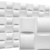 Panneaux de plafond et panneaux muraux Decoratif 3D Pled Blanc 8m² / 12pièces-Deccart New