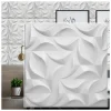 Deccart Panneaux de plafond et panneaux muraux Decoratif 3D River Blanc 2m² / 8pièces