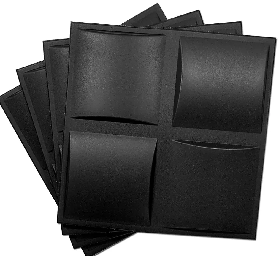 Panneaux de plafond et panneaux muraux Decoratif 3D Pled Noir 12m² / 48pièces-Deccart Sale
