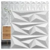 Panneaux de plafond et panneaux muraux Decoratif 3D Topaz Blanc 2m² / 8pièces-Deccart Clearance