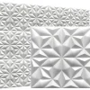 Deccart Panneaux de plafond et panneaux muraux Decoratif 3D Onyx Blanc 5m² / 20pièces