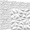 Panneaux de plafond et panneaux muraux 3D Ametyst Blanc 12m²/48 pieces-Deccart Clearance