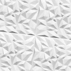 Panneaux de plafond et panneaux muraux 3D Ametyst Blanc 12m²/48 pieces-Deccart Clearance