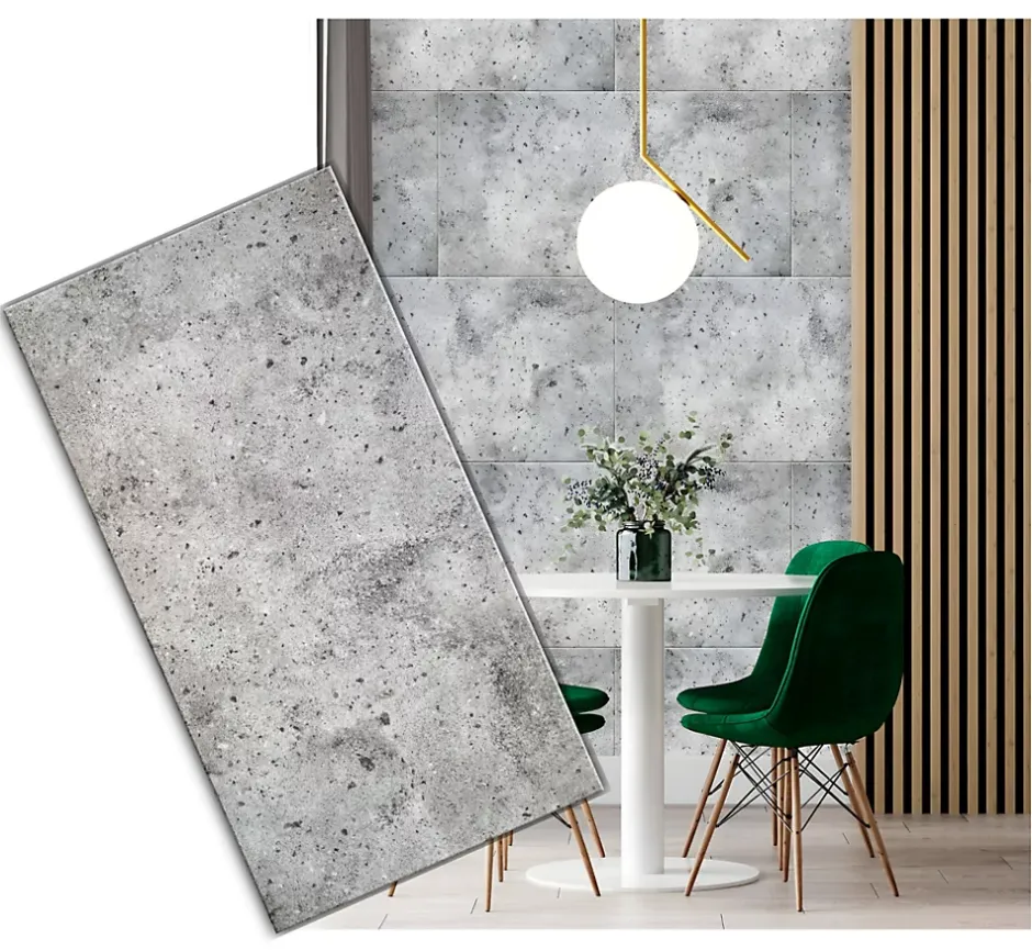 Deccart Panneaux de plafond et panneaux muraux Decoratif 7314XL Béton 4m² / 8pièces