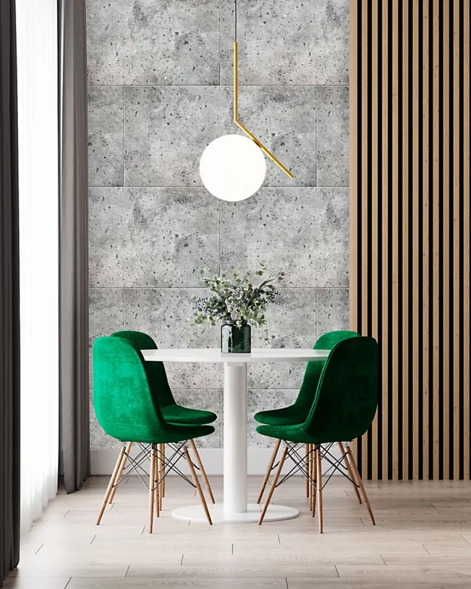 Deccart Panneaux de plafond et panneaux muraux Decoratif 7314XL Béton 4m² / 8pièces