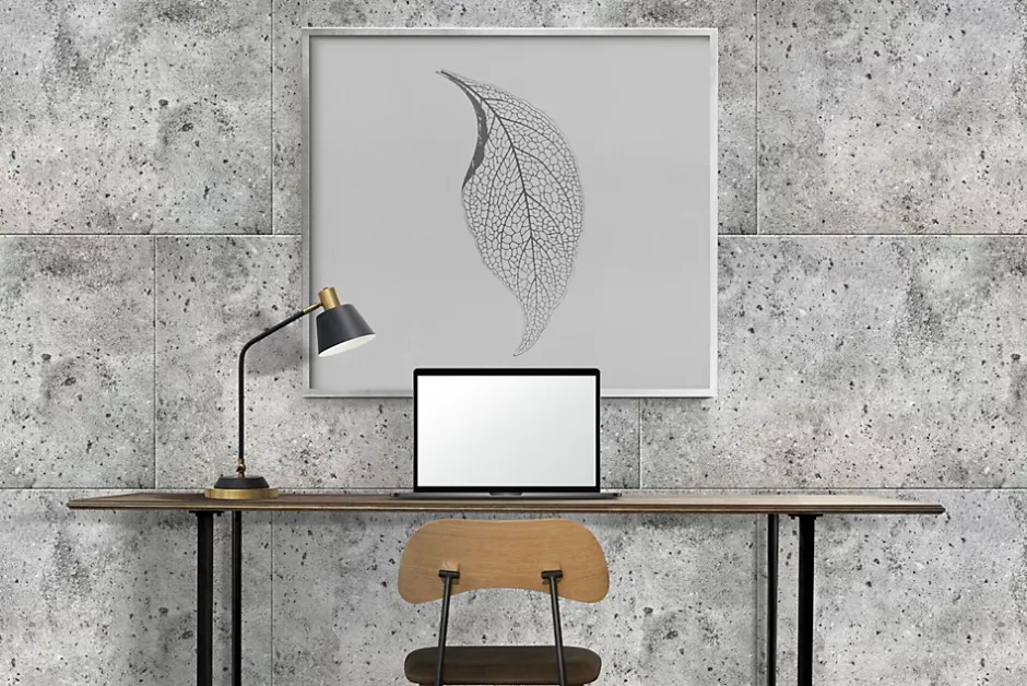 Deccart Panneaux de plafond et panneaux muraux Decoratif 7314XL Béton 4m² / 8pièces