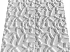 Panneaux de plafond et panneaux muraux Decoratif 3D Lake Blanc 12m² / 48pièces-Deccart Best