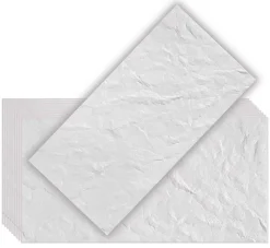 Panneaux de plafond et panneaux muraux Decoratif Glaz Blanc 20m² / 40pièces-Deccart Clearance