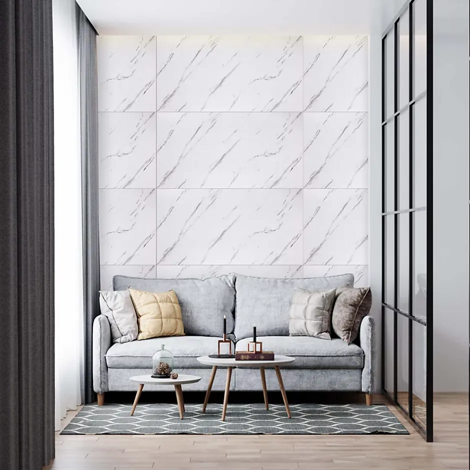 Panneaux de plafond et panneaux muraux Decoratif 7214XL Marbre 10m² / 20pièces-Deccart Clearance