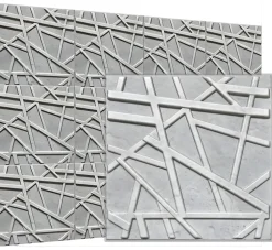 Panneaux de plafond et panneaux muraux Decoratif 3D Line Béton "69" 5m² / 20pièces-Deccart Hot